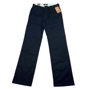 Vans Off the Wall Chino Pro Pants Men 29x31 Black Straight Fit Skaters New